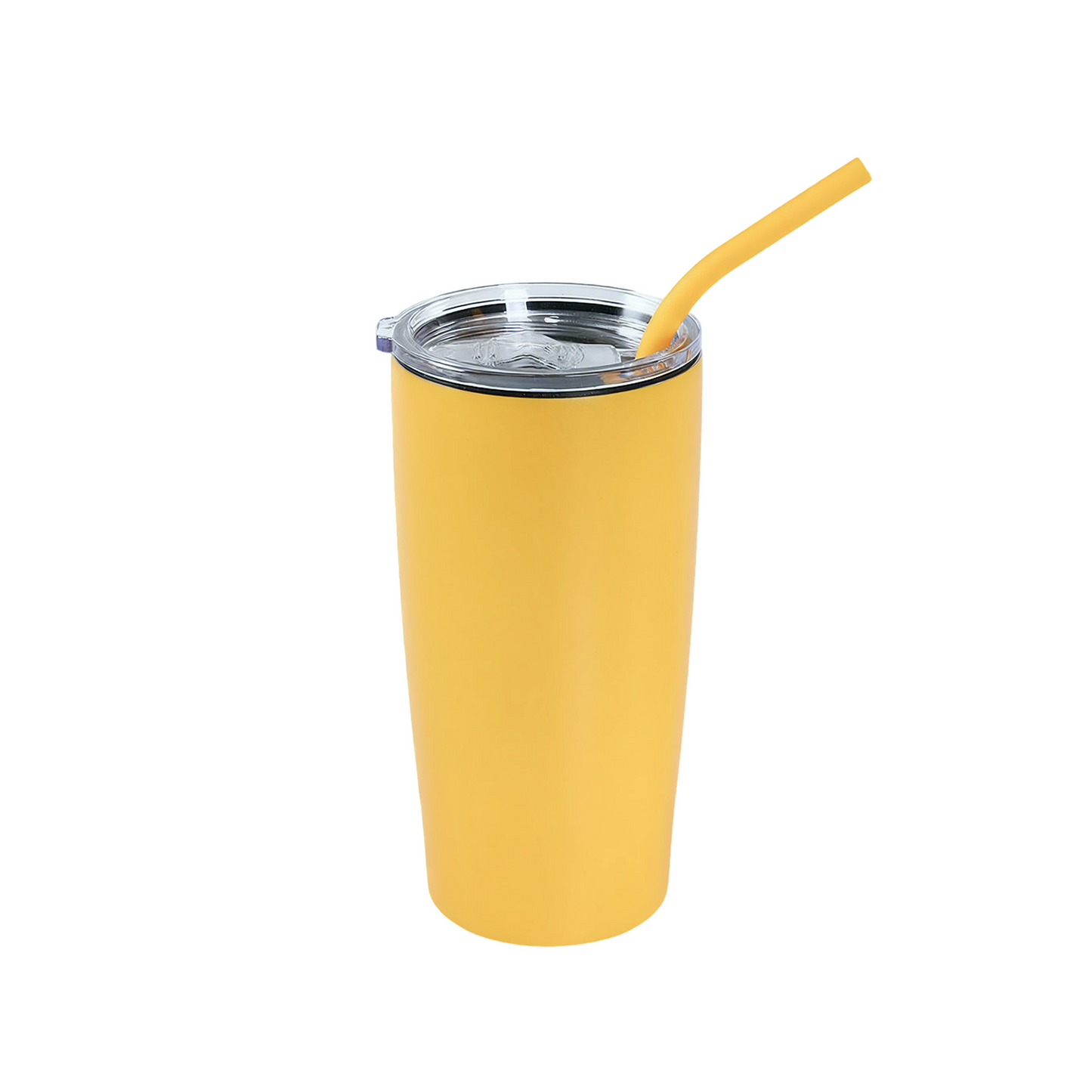 VIMG 20C-YEL - 20 oz Classic Tumbler, Yellow to Silver