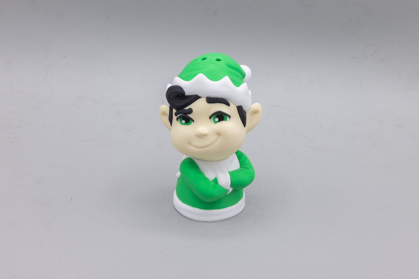 Christmas Elf Ornament - 3D printed Christmas ornament