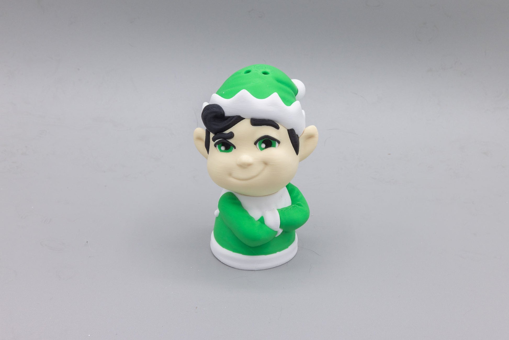 Christmas Elf Ornament - 3D printed Christmas ornament